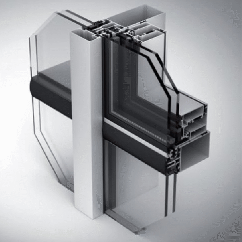 Half Covered Facade System