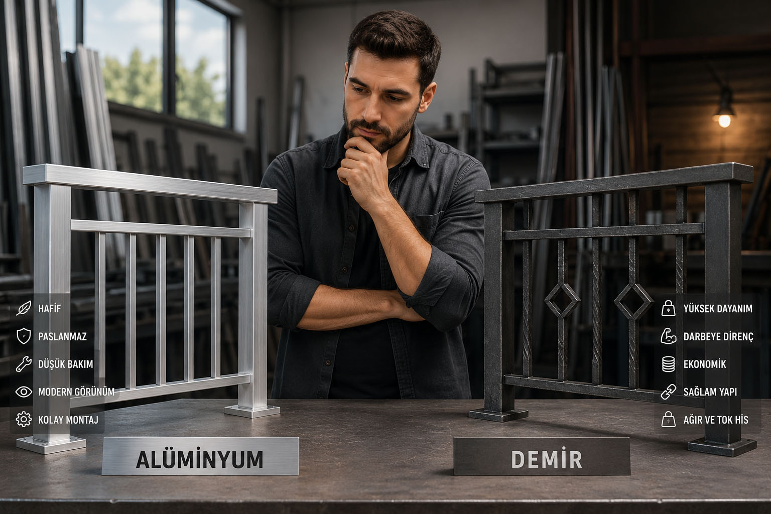 Alüminyum vs Demir