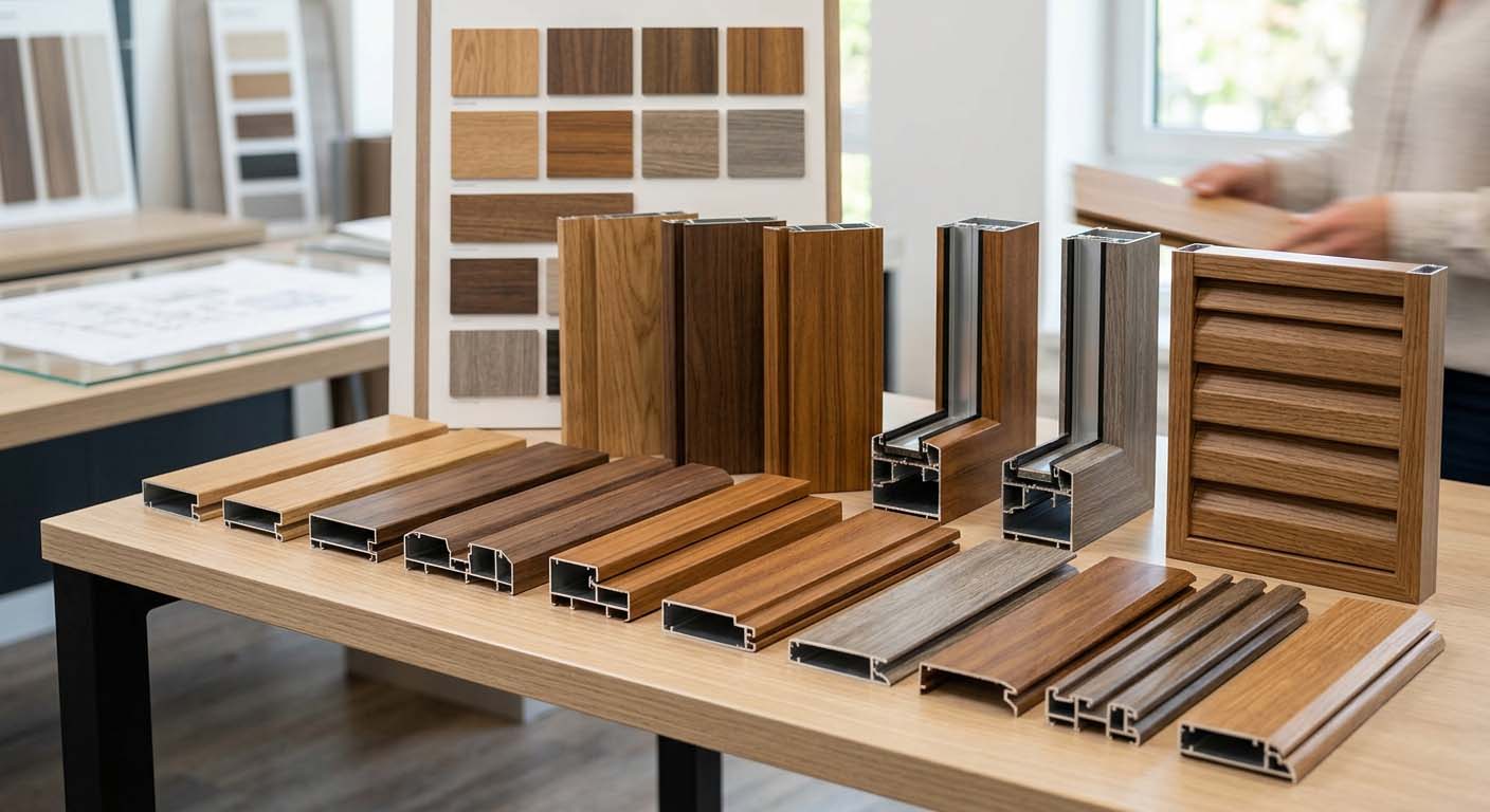 Wood effect aluminyum